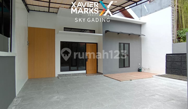 Rumah Full Renov Luas Nyaman di Cluster Taman Harapan Baru, Harapan Indah, Bekasi Barat