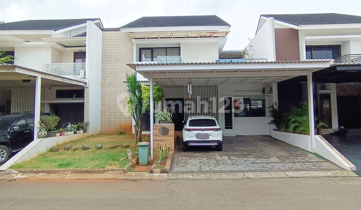 Rumah 2 Lantai Full Furnish di Cluster Asia Tropis Harapan Indah