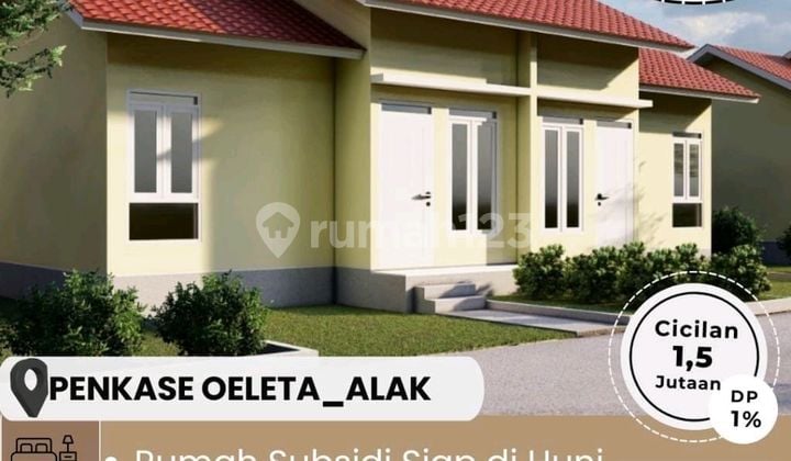 Rumah, 1 Lantai, SHM, di Alak,