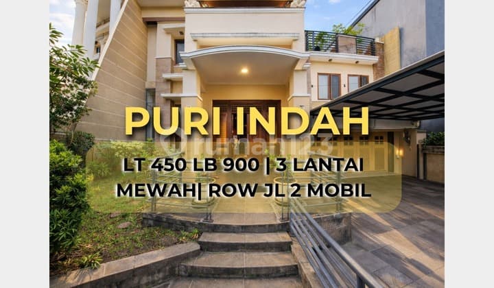 Dijual Rumah Mewah Fully Furnished Rapi 3 LT Dekat Transjakarta