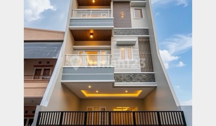 Jual Rumah Baru 4 LT Tomang Jakarta Barat, bisa KPR Akses Mudah
