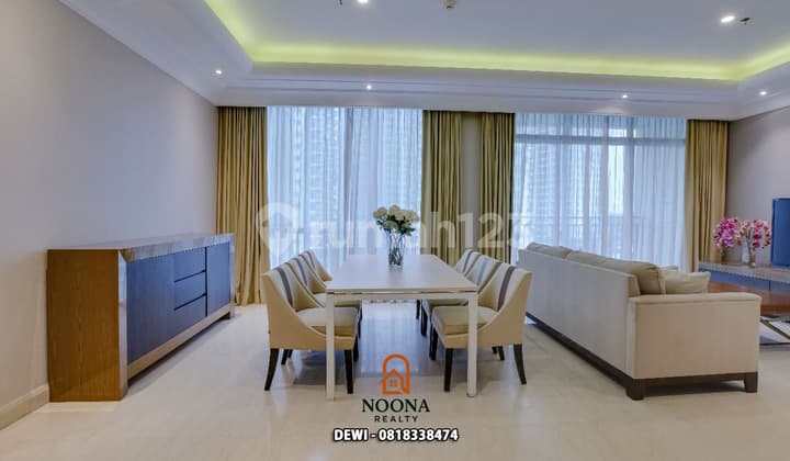 Sewa Apartemen Pakubuwono View 3 Bedroom Lantai Rendah Furnished