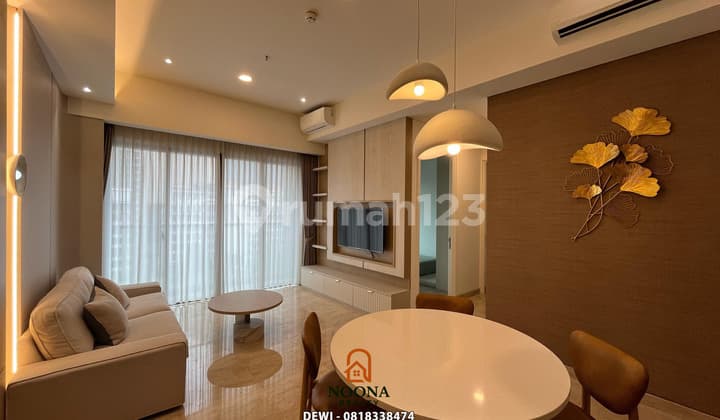 Sewa Apartemen 57 Promenade 2 Bedroom Lantai Rendah Furnished