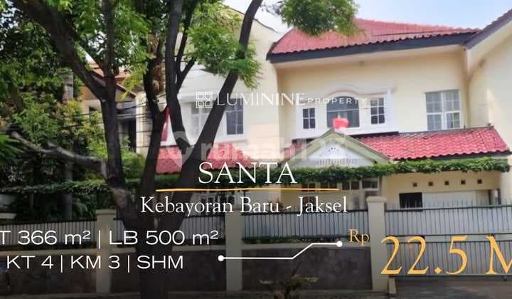 Rumah, SHM, di Kebayoran Baru,