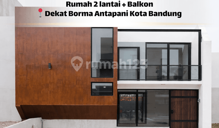 Rumah Antapani 2 Floors - Spacious Balcony & Carport!