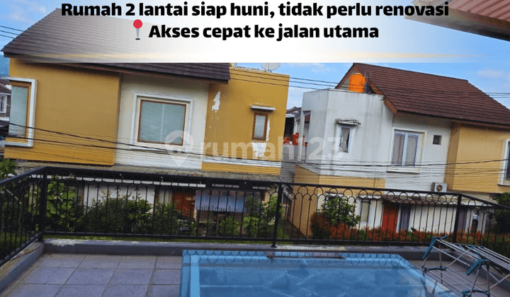 Rumah Strategis Antapani 2 Lantai - Siap Huni + Kitchen Set