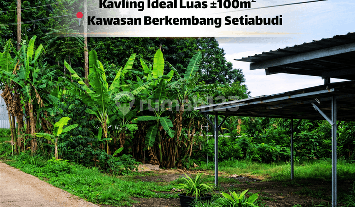 Tanah Datar 100M² Dekat Upi - Siap Konstruksi