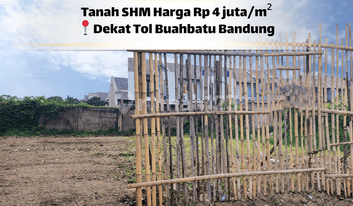 Kavling 271 M² Buahbatu Akses Mobil