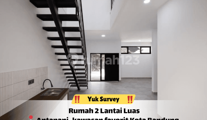 Rumah Antapani Luas 2 Lantai Siap Huni !