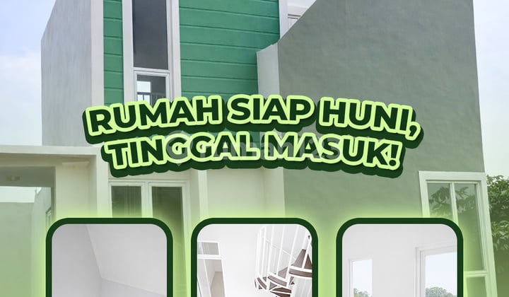Dijualrumah Siap Huni 2 Lantai Bebas Biaya