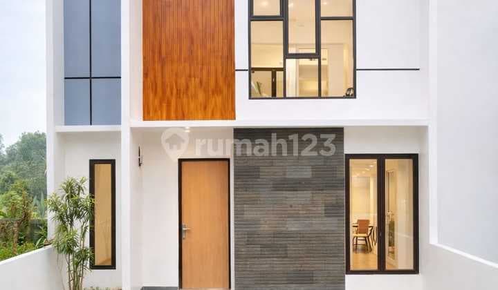 Rumah Ready Stock Mezanin Scandinavian Tanpa Dp Strategis Akses Tol Bomang