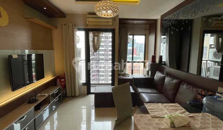 Translated to English: "Cheap and Clean Fully Furnished Apartment for Rent in Taman Sari Semanggi"