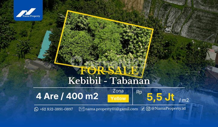 4 KM From Tanah Lot Area, Green and Thriving Expatriate Community with SHM