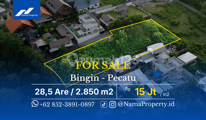 Prime Area Land In Bingin Pecatu - Near To Beach & Lifestylehub