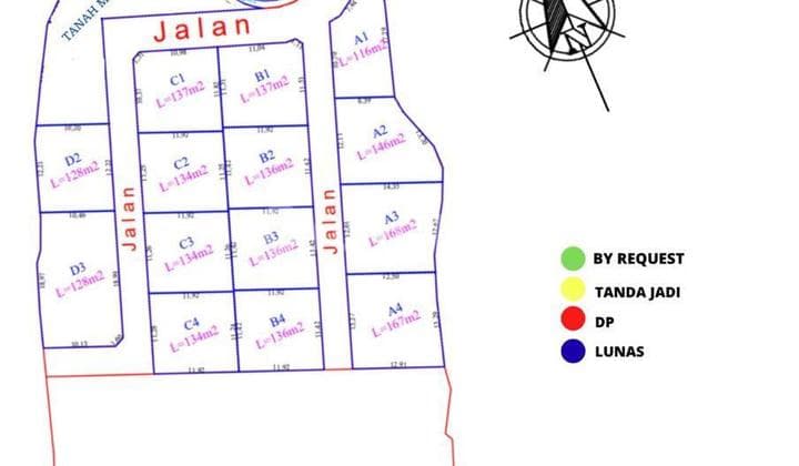Dijual Tanah di Buduk,Badung
