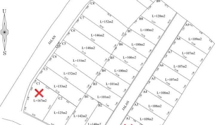 Di Jual Tanah Kavling Premium di Jalan Anyelir Tabanan