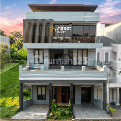 Rumah, 3 Lantai, Full Furnished, Luxury Modern House