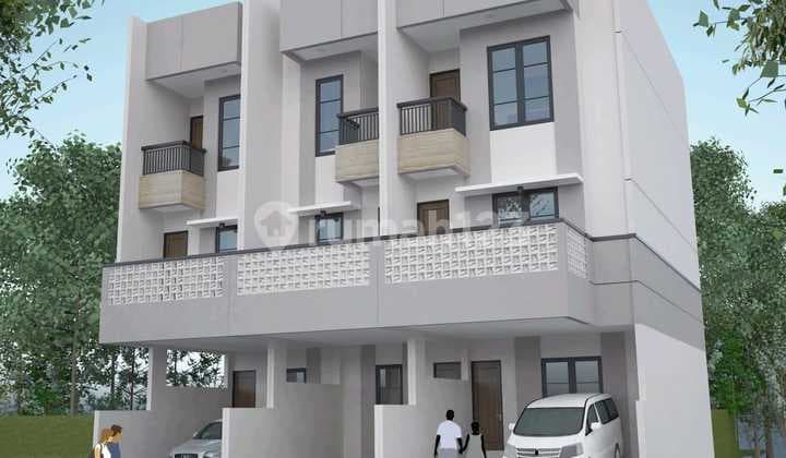 Frans Cen-Dijual Rumah Baru di Duri Kepa.lokasi Strategis.bagus.jarang Ada.* Ukuran 4 X 14,25 = 2 Unit ( Harga 2.390 M )