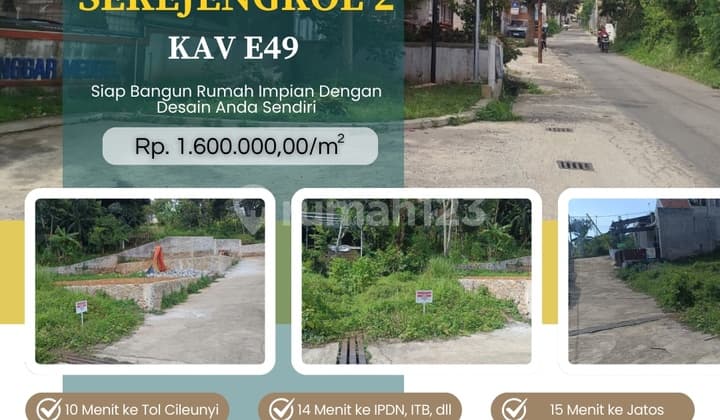 Tanah Kavling Lokasi Strategis di Cileunyi
