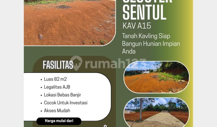 Tanah Kavling Daerah Strategis dengan Pemandangan Cantik