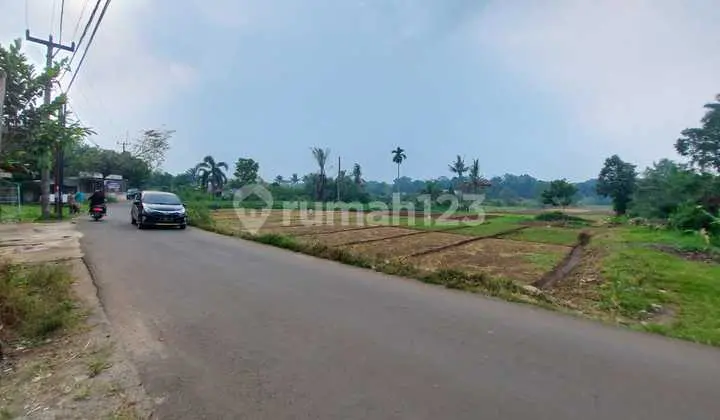 Tanah Pinggir Jalan Raya Pabuaran Kemang, Bogor