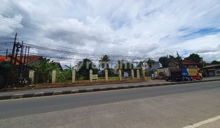 Tanah Siap Bangun di Pinggir Jl. Raya Parung Bogor (Jl. Provinsi)