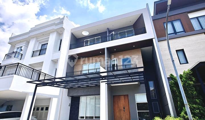 Harga Turun! Rumah Alam Sutera Onyx Semi Furnish, 3 Lantai, Cluster Favorite