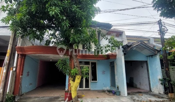 (2906)Dijual Murah Lelang Resmi Rumah 2 Lantai Kebraon Indah Permai Surabaya Selatan