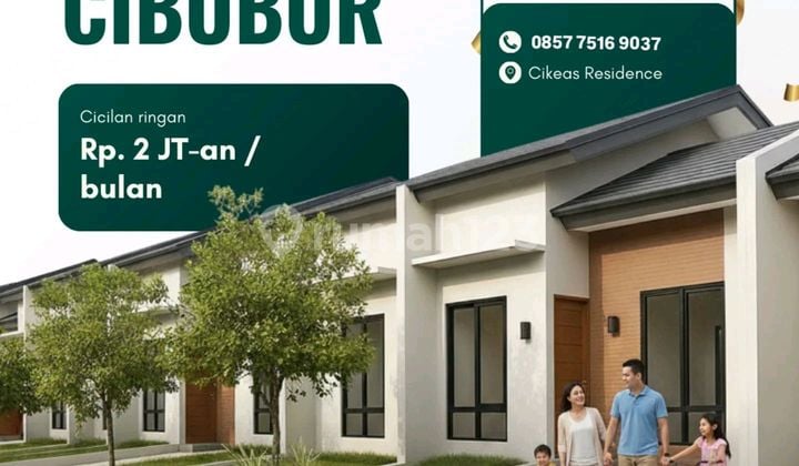 Rumah Siap Huni Lokasi Strategis Dekat Cibubur bisa KPR