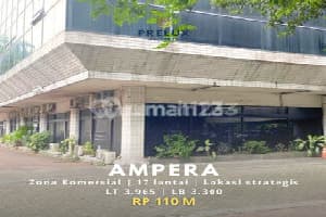 Commercial Office Building on the Side of Ampera Raya Road. High Traffic