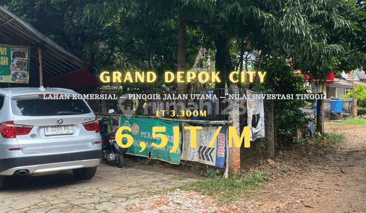 Lahan Komersial Siap Bangun. Akses Jalan Sendiri di Grand Depok City