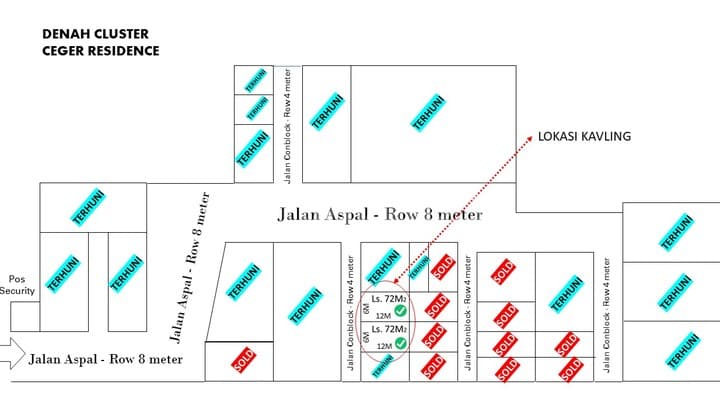 Tanah SHM Kavling Cluster Premium Siap Bangun Taman Mini Jakarta Timur