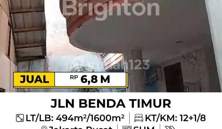 Dijual Cepat Rumah 4 Lantai