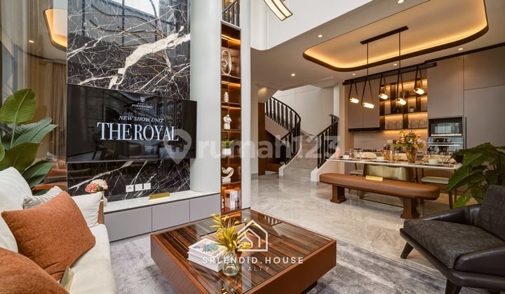 Rumah Mewah 3 Lantai di Jakarta Timur, 4 Kamar Tidur, Premiun Clubhouse Harga 4,3 Miliar