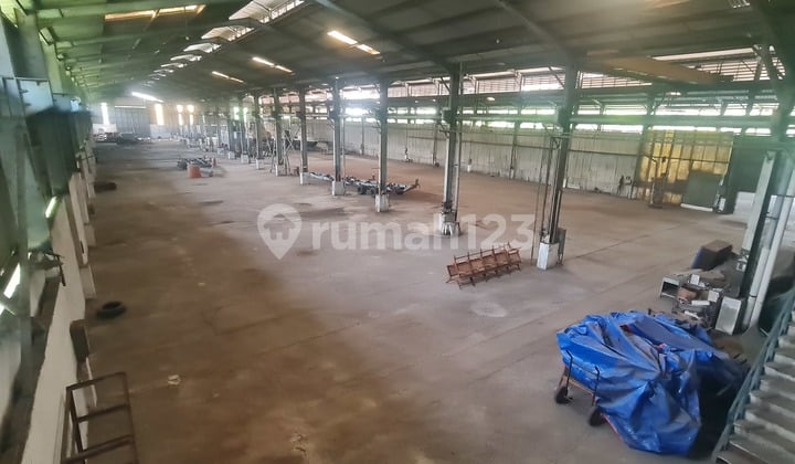 Gudang 3700 M2 di Bekasi | bisa Produksi | Akses 40Ft