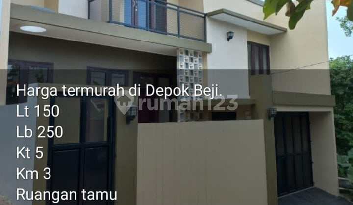 Rumah Dijual Second Pondok Cina Beji Depok 1.5M