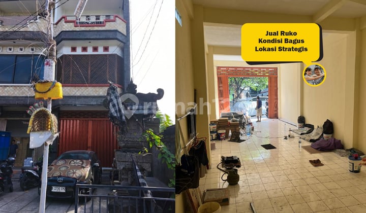 Bisa KPR, Ruko, 3 Lantai, SHM, di Denpasar Utara