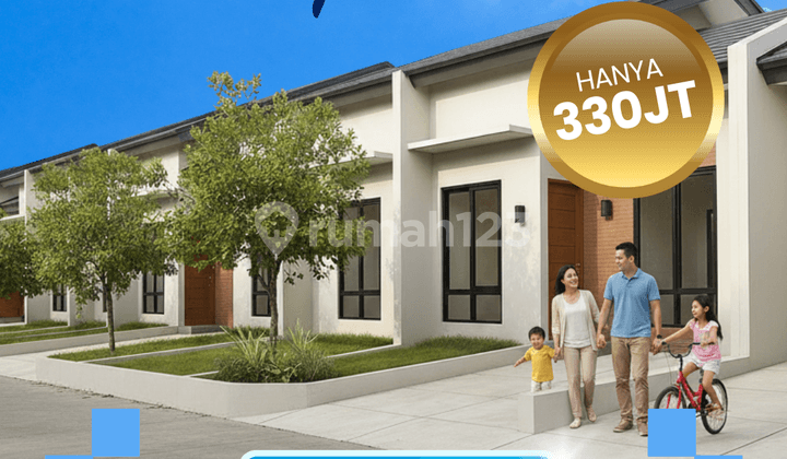 2 Unit Terakhir! Rumah SHM Bebas Banjir Cicilan Dibawah 3Juta!