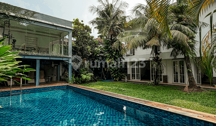 Bebas Banjir, Rumah di Kemang, 1 Lantai, SHM, Siap Huni