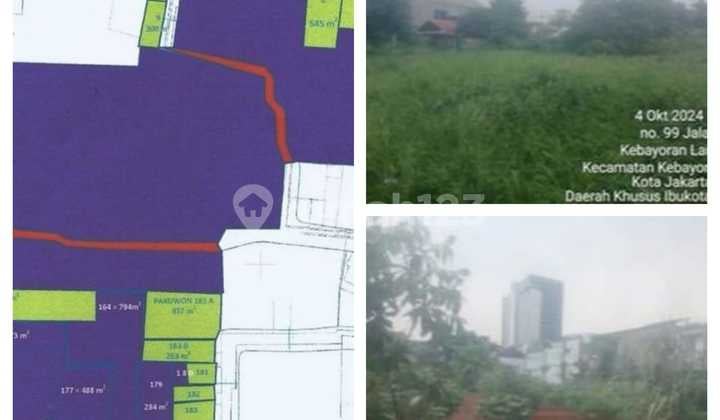 Dijual Tanah Bagus di Kawasan Strategis dan Favorit Cocok untuk Perkantoran Dll, Samping Mall Gandaria Jaksel