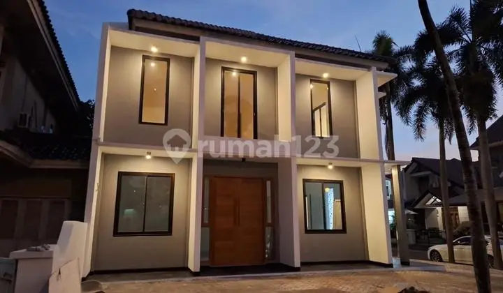 For Rent Brand New Corner House Spacious in Taman Bromo Lippo Karawaci