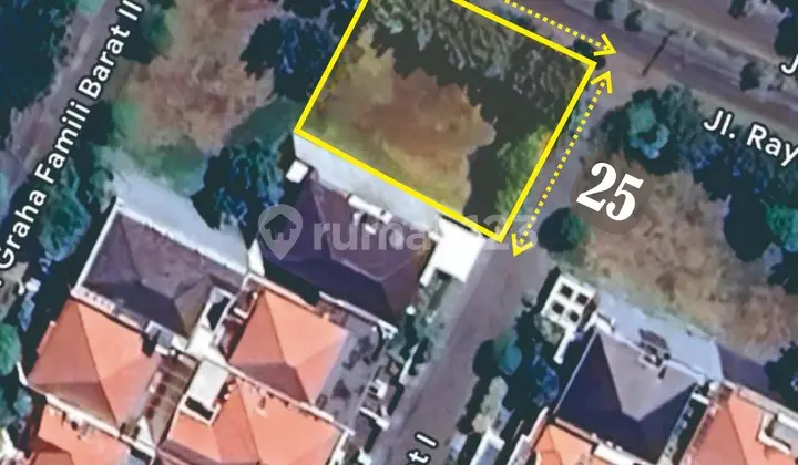 For Sale: Hook Land Parcel Graha Family 30X25 - Elite Location in West Surabaya, Premium Investment