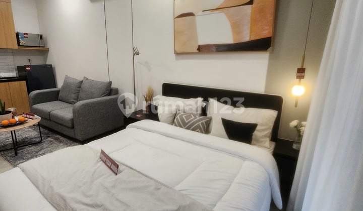Sewa Apartemen Saffron Sentul Studio Full Furnished Bulanan
