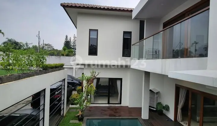 Rumah Mewah Pondok Labu Lt360 Villa Tropis Ff Rooftop
