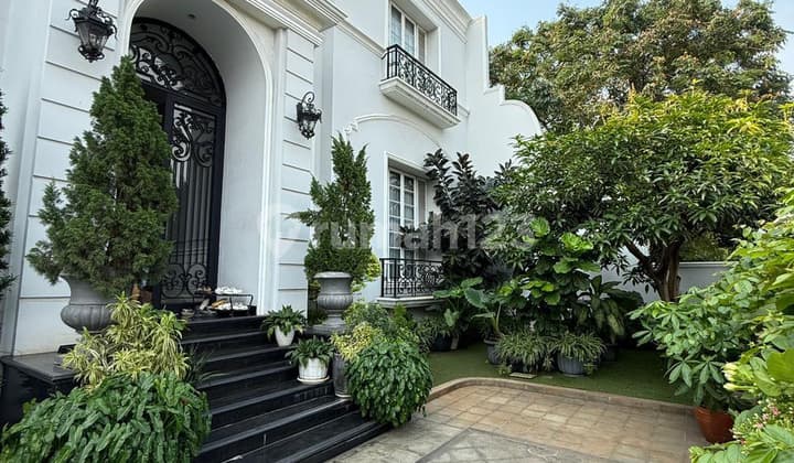 Rumah Klasik Amerika Super Mewah Dijual Pik Pinisi Permai 540M2 Tanah 1200M2 Bangunan 6+1 Kamar Tidur Kolam Renang Lengkap