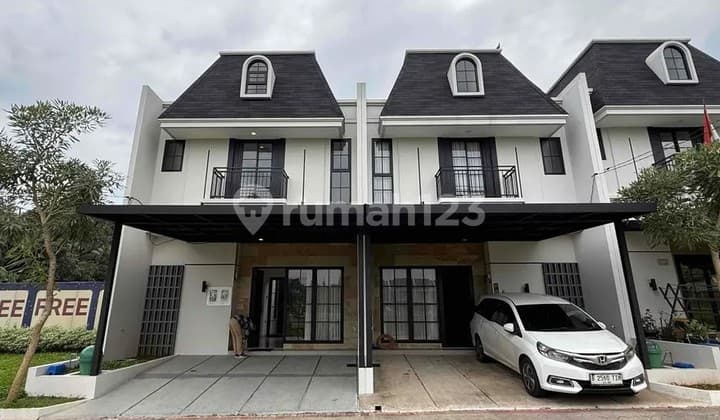 Cimanggis Cibubur Rumah View Riverside Mewah 2 Lantai Samping Tol