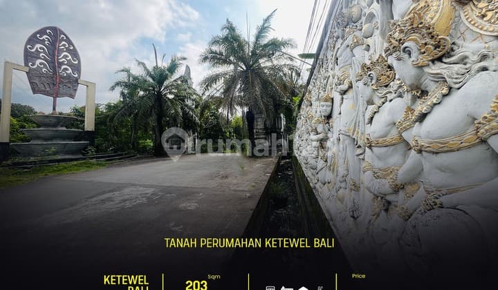 For Sale Residential Land at Campuhan Residence in Ketewel, Gianyar, Bali