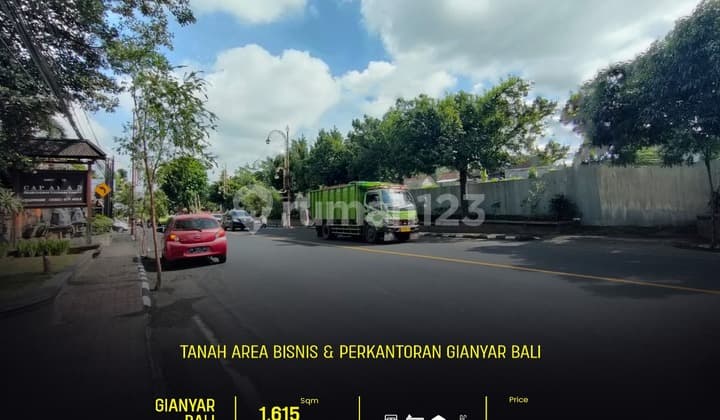 Dijual Tanah Area Bisnis & Perkantoran Gianyar Bali