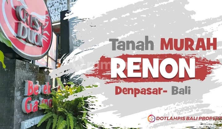 Dijual Tanah Siap Bangun di Renon Bali