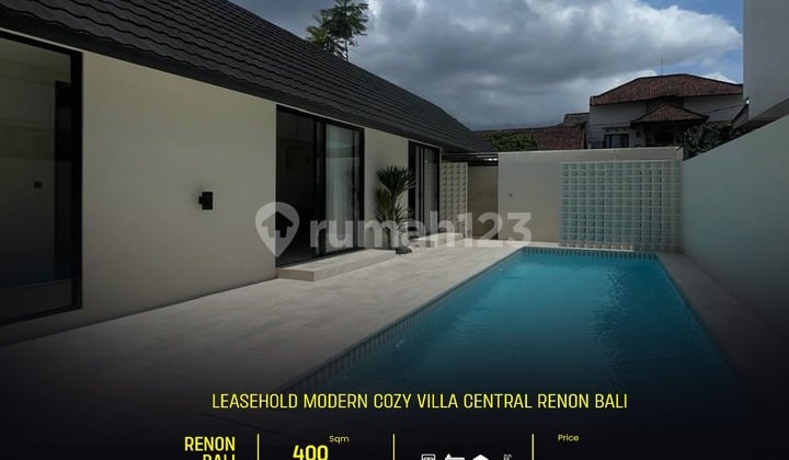 Leasehold Modern Cozy Villa Central Renon Bali